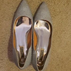 Bagley Mischka Silver Shoes
